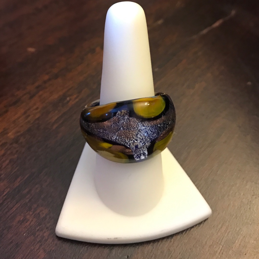 Real Murano Glass Rings 20$